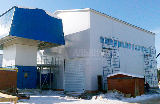 Компрессорная станция ОАО "Газпром" из сэндвич-панелей - фото 1