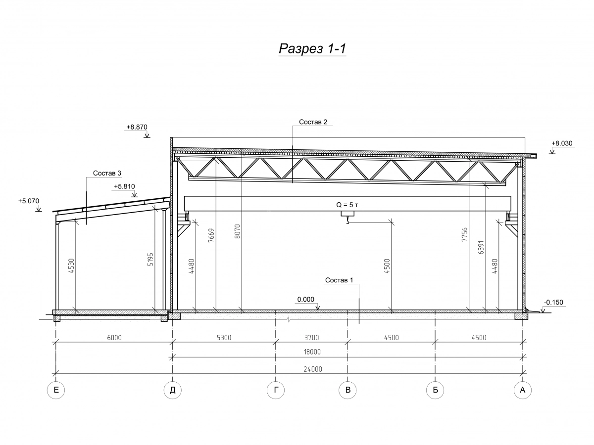 3D визуализация Каркасный склад из сэндвич-панелей - фото 11