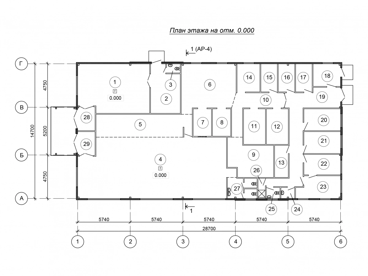 Планировка Столовая из сэндвич-панелей -  фото 2